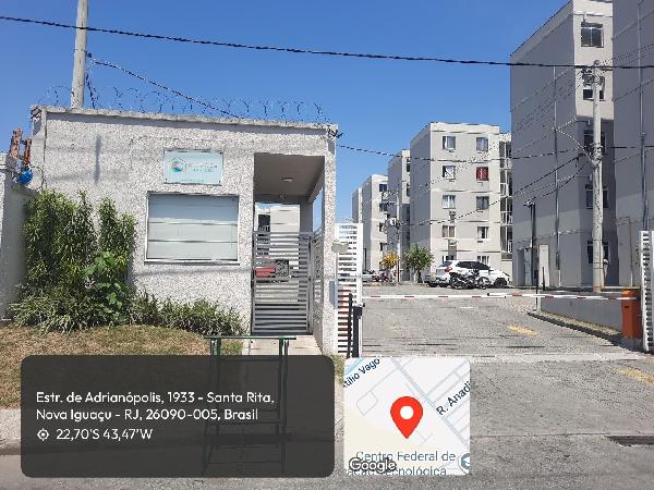 Vende-se em Nova Iguacu-RJ  apto, 65.10 de área total, 45.27 de área privativa,  2_qto(s), WC, 1_sala(s), cozinha.