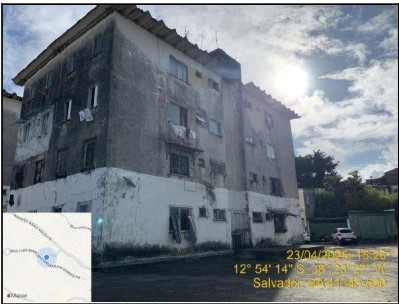 Vende-se em Salvador-BA  apto, 45.46 de área total, 42.05 de área privativa,  2_qto(s), a.serv, WC, 1_sala(s), cozinha.