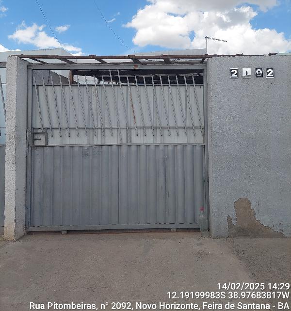 Vende-se em Feira De Santana-BA  Casa, 45.66 de área privativa, 125.00 de área do terreno,  2_qto(s), varanda, a.serv, WC, 1_sala(s), cozinha.