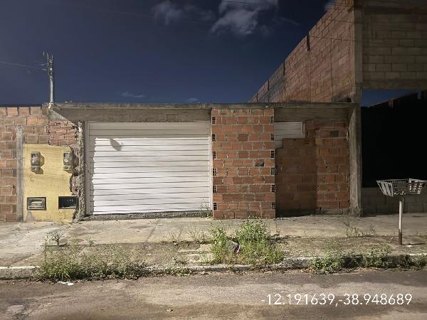 Vende-se em Feira De Santana-BA  Casa, 41.56 de área total, 41.56 de área privativa, 131.40 de área do terreno,  2_qto(s), a.serv, WC, 1_sala(s), cozinha.