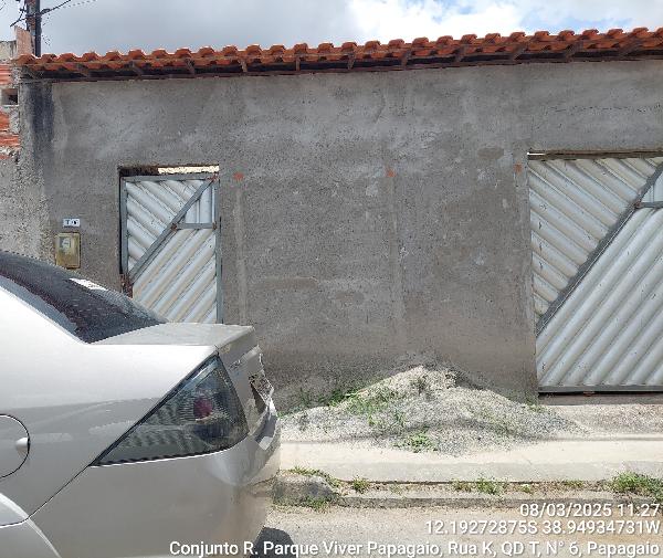 Vende-se em Feira De Santana-BA  Casa, 41.56 de área privativa, 132.66 de área do terreno,  2_qto(s), a.serv, WC, 1_sala(s), cozinha.