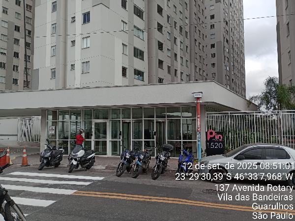 Vende-se em Guarulhos-SP  apto, 44.81 de área total, 36.09 de área privativa,  2_qto(s), WC, 1_sala(s), cozinha.