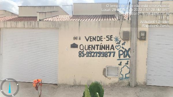 Vende-se em Horizonte-CE  Casa, 60.70 de área privativa, 231.00 de área do terreno,  2_qto(s), varanda, a.serv, WC, 1_sala(s), cozinha, 1_vaga(s) de garagem.