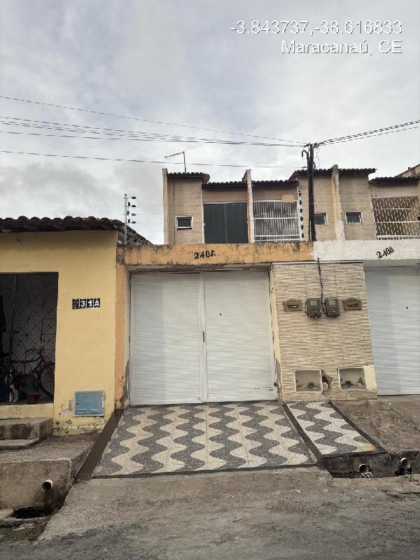 Vende-se em Maracanau-CE  Casa, 87.69 de área total, 87.69 de área privativa, 162.50 de área do terreno,  2_qto(s), a.serv, WC, 1_sala(s), cozinha, 1_vaga(s) de garagem.