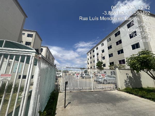 Vende-se em Maracanau-CE  apto, 54.51 de área total, 44.28 de área privativa,  2_qto(s), a.serv, WC, 1_sala(s), cozinha.