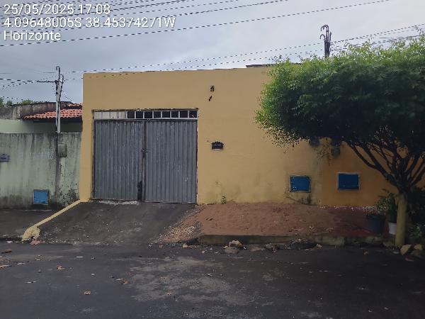 Vende-se em Horizonte-CE  Casa, 53.14 de área total, 53.14 de área privativa, 141.00 de área do terreno,  2_qto(s), a.serv, WC, 1_sala(s), cozinha, Terraco.