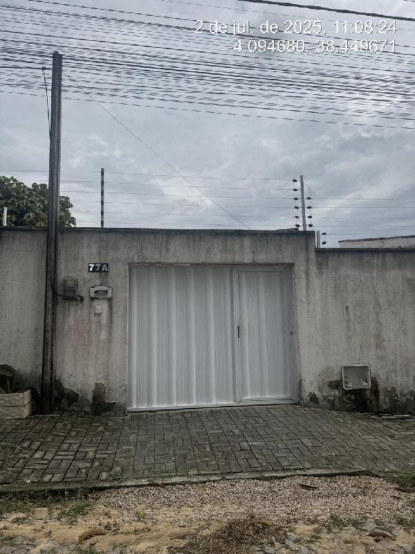 Vende-se em Horizonte-CE  Casa, 60.63 de área total, 60.63 de área privativa, 156.25 de área do terreno,  2_qto(s), a.serv, WC, 1_sala(s), cozinha.