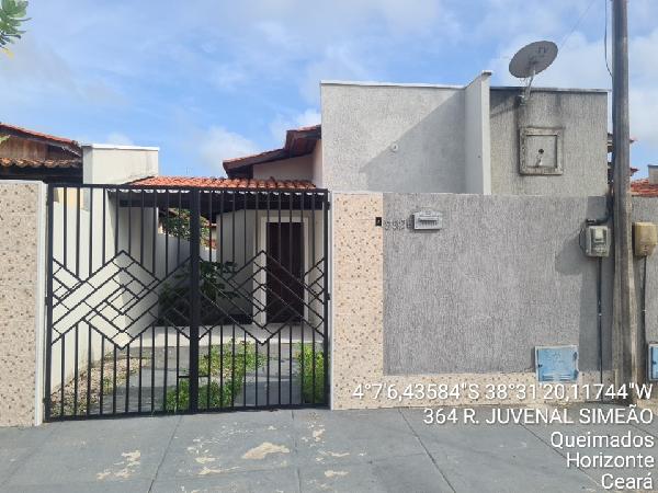 Vende-se em Horizonte-CE  Casa, 60.68 de área total, 60.68 de área privativa, 259.82 de área do terreno,  2_qto(s), a.serv, WC, 1_sala(s), cozinha, Terraco, 1_vaga(s) de garagem.