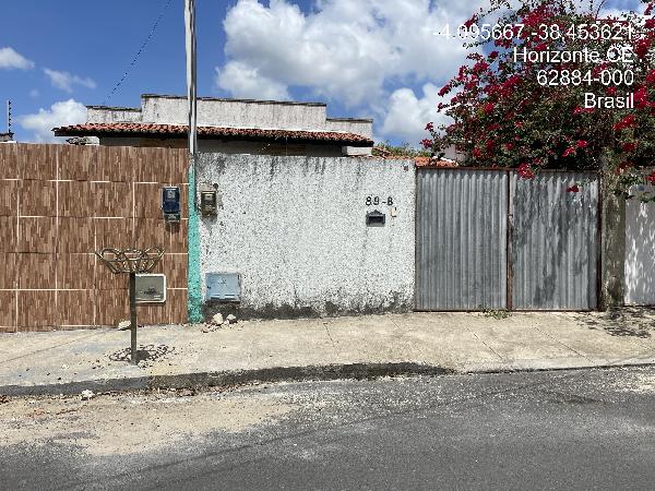 Vende-se em Horizonte-CE  Casa, 53.14 de área privativa, 282.00 de área do terreno,  2_qto(s), WC, 1_sala(s), cozinha, 1_vaga(s) de garagem.