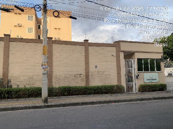 Vende-se em Caucaia-CE  apto, 59.88 de área total, 44.04 de área privativa,  2_qto(s), WC, 1_sala(s), cozinha.