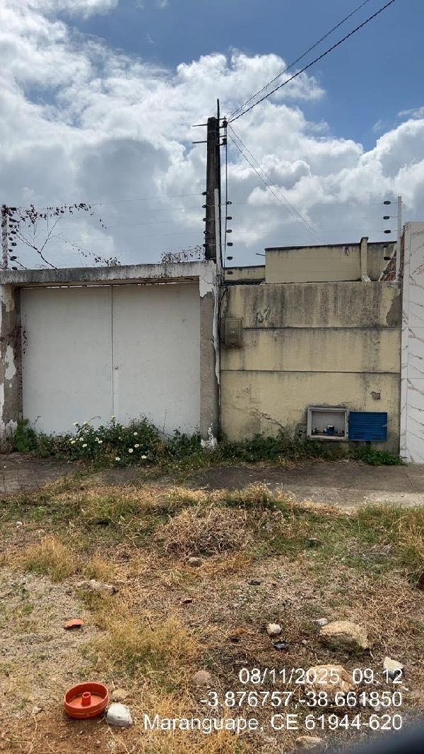 Vende-se em Maranguape-CE  Casa, 87.64 de área total, 87.64 de área privativa, 173.00 de área do terreno,  2_qto(s), a.serv, WC, 1_sala(s), cozinha.