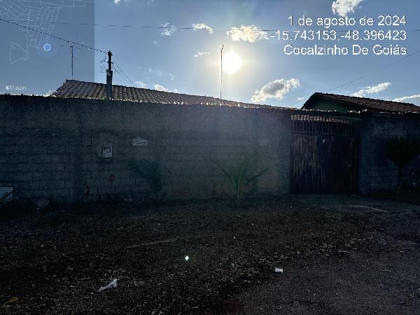 Vende-se em Cocalzinho De Goias-GO  Casa, 47.50 de área total, 47.50 de área privativa, 184.47 de área do terreno,  2_qto(s), WC, 1_sala(s), cozinha.