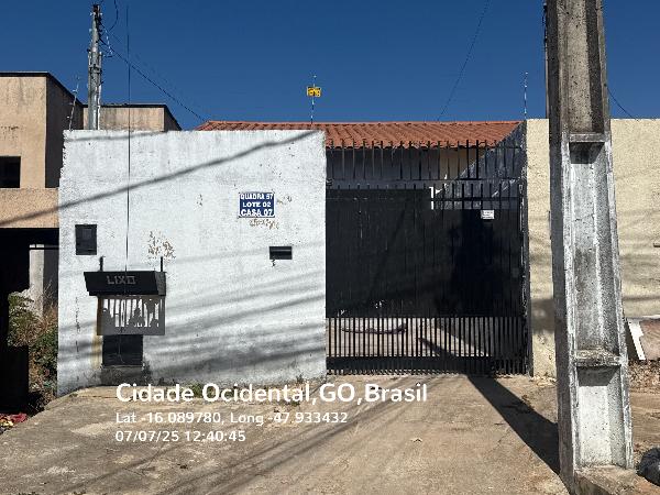 Vende-se em Cidade Ocidental-GO  Casa, 50.00 de área total, 50.00 de área privativa, 120.00 de área do terreno,  2_qto(s), a.serv, WC, 1_sala(s), cozinha.