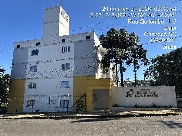 Vende-se em Chapeco-SC  apto, 69.04 de área total, 45.18 de área privativa,  2_qto(s), a.serv, WC, 1_sala(s), cozinha, 1_vaga(s) de garagem.