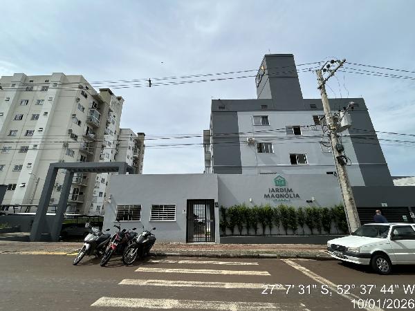 Vende-se em Chapeco-SC  apto, 67.64 de área total, 44.10 de área privativa,  2_qto(s), WC, 1_sala(s), cozinha, 1_vaga(s) de garagem.
