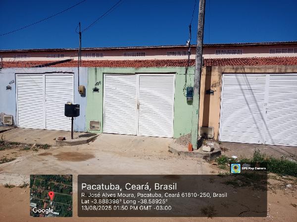 Vende-se em Pacatuba-CE  Casa, 70.67 de área total, 70.67 de área privativa, 300.00 de área do terreno,  3_qto(s), a.serv, WC, 1_sala(s), cozinha.