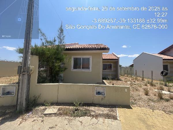 Vende-se em Sao Goncalo Do Amarante-CE  Casa, 63.48 de área total, 63.48 de área privativa, 188.55 de área do terreno,  2_qto(s), a.serv, WC, 1_sala(s), cozinha.