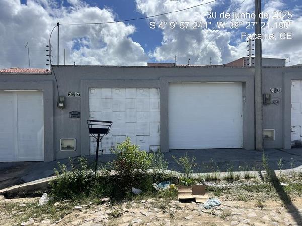 Vende-se em Pacajus-CE  Casa, 92.70 de área total, 92.70 de área privativa, 162.77 de área do terreno,  2_qto(s), a.serv, WC, 1_sala(s), cozinha, Terraco.