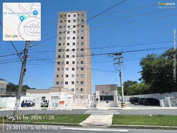 Vende-se em Jacarei-SP  apto, 81.30 de área total, 43.85 de área privativa,  2_qto(s), WC, 1_sala(s), cozinha, 1_vaga(s) de garagem.