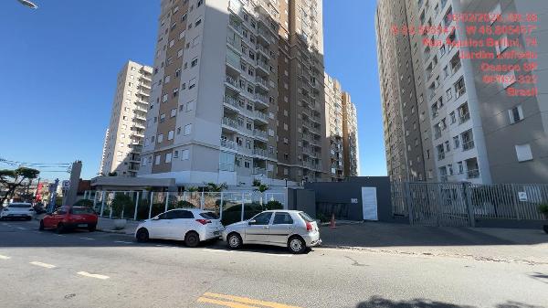 Vende-se em Osasco-SP  apto, 92.25 de área total, 48.54 de área privativa,  2_qto(s), a.serv, WC, 1_sala(s), cozinha, 1_vaga(s) de garagem.