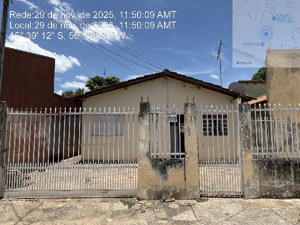 Vende-se em Cuiaba-MT  Casa, 113.45 de área total, 113.45 de área privativa, 250.00 de área do terreno,  2_qto(s), a.serv, WC, 1_sala(s), cozinha, 1_vaga(s) de garagem.