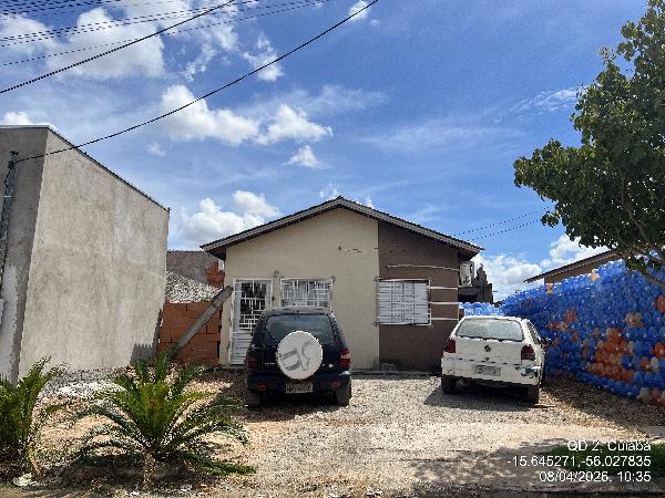 Vende-se em Cuiaba-MT  Casa, 36.76 de área total, 36.76 de área privativa, 200.00 de área do terreno,  2_qto(s), WC, 1_sala(s), cozinha.