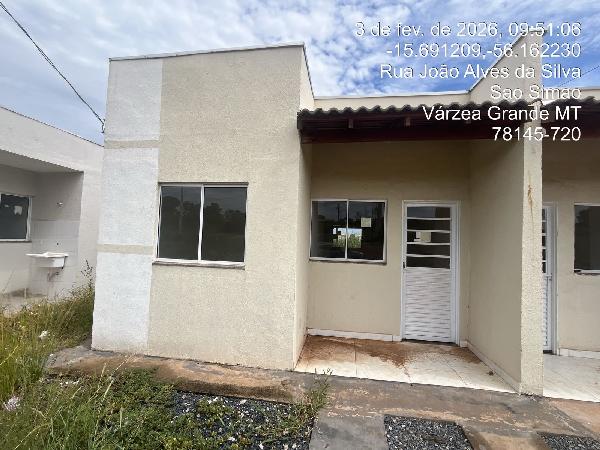 Vende-se em Varzea Grande-MT  Casa, 69.58 de área total, 69.58 de área privativa, 180.00 de área do terreno,  2_qto(s), varanda, a.serv, WC, 1_sala(s), cozinha, 1_vaga(s) de garagem.