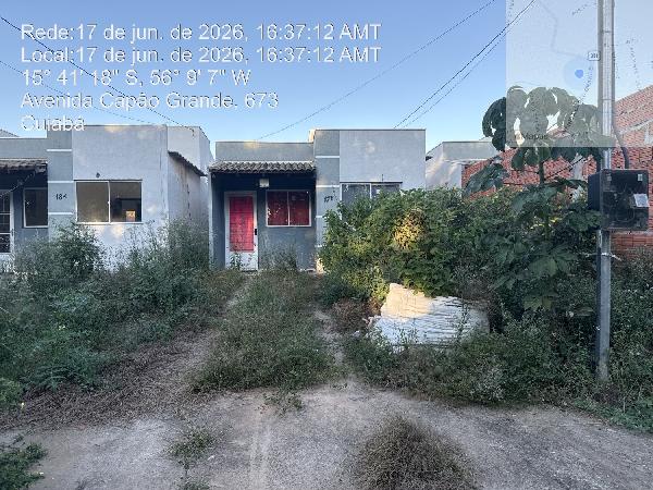Vende-se em Varzea Grande-MT  Casa, 69.59 de área total, 49.59 de área privativa, 180.00 de área do terreno,  2_qto(s), a.serv, WC, 1_sala(s), cozinha, 1_vaga(s) de garagem.