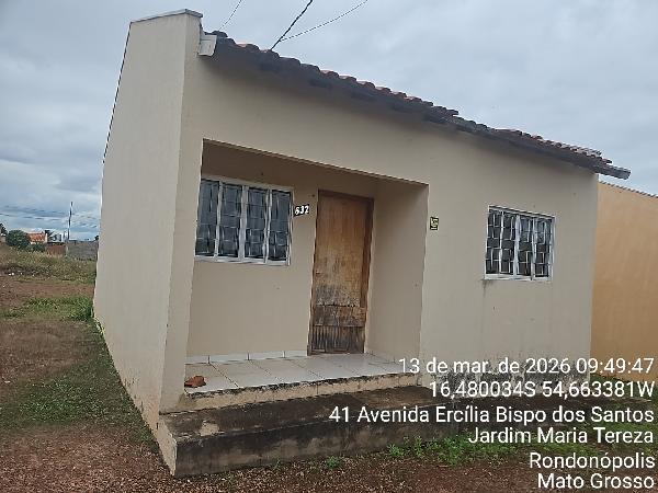 Vende-se em Rondonopolis-MT  Casa, 51.35 de área total, 51.35 de área privativa, 300.00 de área do terreno,  2_qto(s), a.serv, WC, 1_sala(s), cozinha.
