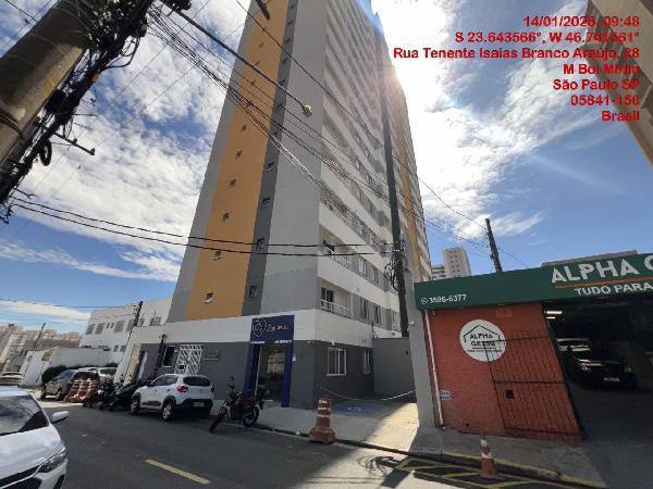 Vende-se em Sao Paulo-SP  apto, 39.54 de área total, 28.24 de área privativa,  1_qto(s), a.serv, WC, 1_sala(s), cozinha.
