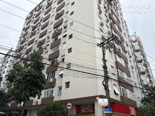 Vende-se em Sao Vicente-SP  apto, 53.25 de área total, 44.75 de área privativa,  1_qto(s), WC, 1_sala(s), cozinha.