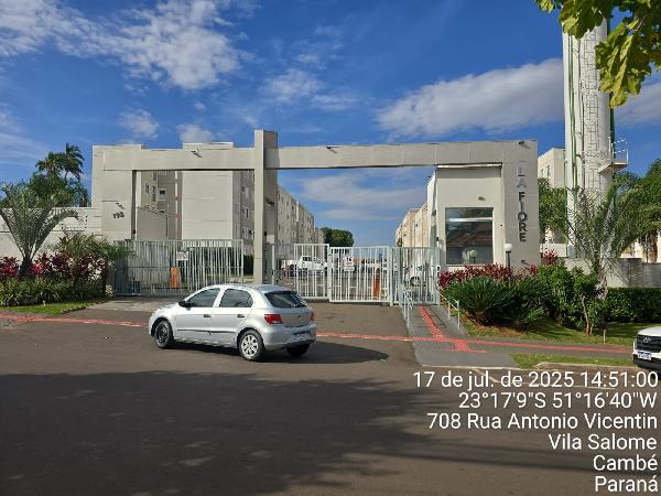 Vende-se em Cambe-PR  apto, 78.79 de área total, 38.40 de área privativa,  2_qto(s), WC, 1_sala(s), cozinha, 1_vaga(s) de garagem.