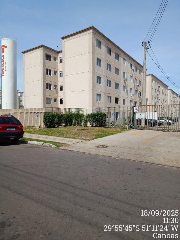 Vende-se em Canoas-RS  apto, 76.21 de área total, 41.19 de área privativa,  2_qto(s), a.serv, WC, 1_sala(s), cozinha, 1_vaga(s) de garagem.
