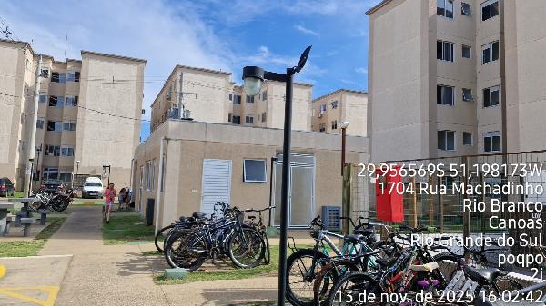 Vende-se em Canoas-RS  apto, 69.02 de área total, 41.19 de área privativa,  2_qto(s), WC, 1_sala(s), cozinha.
