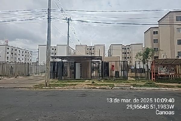 Vende-se em Canoas-RS  apto, 69.02 de área total, 41.19 de área privativa,  2_qto(s), WC, 1_sala(s), cozinha.
