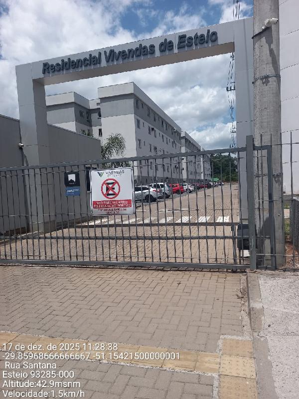 Vende-se em Esteio-RS  apto, 78.87 de área total, 41.23 de área privativa,  2_qto(s), a.serv, WC, 1_sala(s), cozinha, 1_vaga(s) de garagem.
