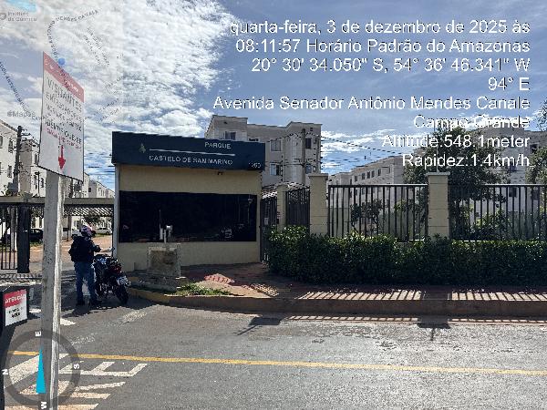Vende-se em Campo Grande-MS  apto, 49.59 de área total, 43.54 de área privativa,  2_qto(s), a.serv, WC, 1_sala(s), cozinha, 1_vaga(s) de garagem.