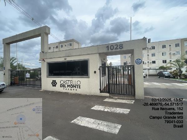 Vende-se em Campo Grande-MS  apto, 47.30 de área total, 39.96 de área privativa,  2_qto(s), a.serv, WC, 1_sala(s), cozinha, 1_vaga(s) de garagem.