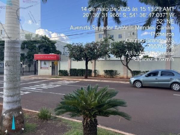 Vende-se em Campo Grande-MS  apto, 54.36 de área total, 46.18 de área privativa,  2_qto(s), a.serv, WC, 1_sala(s), cozinha, 1_vaga(s) de garagem.