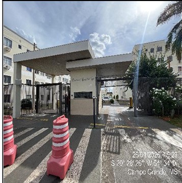 Vende-se em Campo Grande-MS  apto, 48.83 de área privativa,  2_qto(s), a.serv, WC, 1_sala(s), cozinha, 1_vaga(s) de garagem.