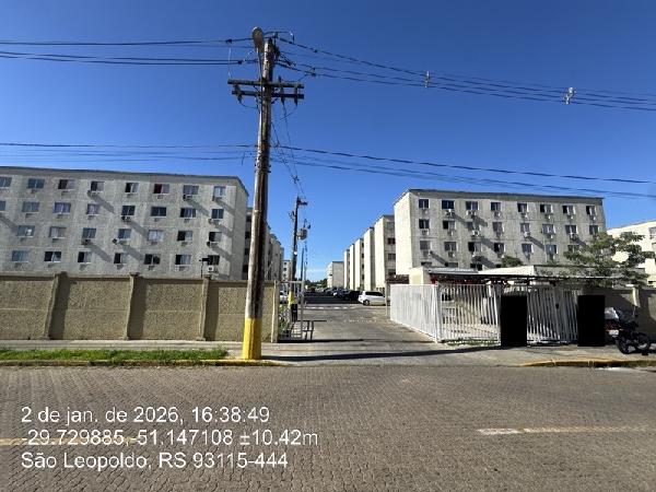 Vende-se em Sao Leopoldo-RS  apto, 81.32 de área total, 41.19 de área privativa,  2_qto(s), WC, 1_sala(s), cozinha.