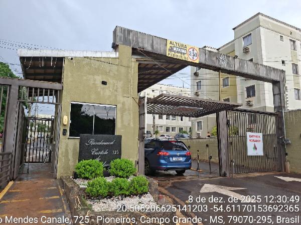Vende-se em Campo Grande-MS  apto, 59.74 de área total, 40.87 de área privativa,  2_qto(s), WC, 1_sala(s), cozinha.