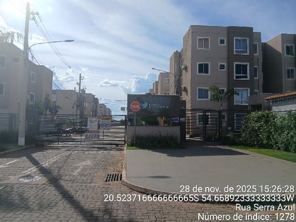 Vende-se em Campo Grande-MS  apto, 62.54 de área total, 46.19 de área privativa,  2_qto(s), a.serv, WC, 2_sala(s), cozinha, 1_vaga(s) de garagem.
