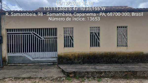 Vende-se em Capanema-PA  Casa, 69.97 de área total, 69.97 de área privativa, 300.00 de área do terreno,  1_qto(s), a.serv, WC, 1_sala(s), cozinha, 3_vaga(s) de garagem.