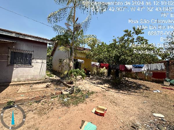 Vende-se em Mae Do Rio-PA  Casa, 66.15 de área total, 66.15 de área privativa, 137.60 de área do terreno,  2_qto(s), a.serv, WC, 1_sala(s), cozinha.