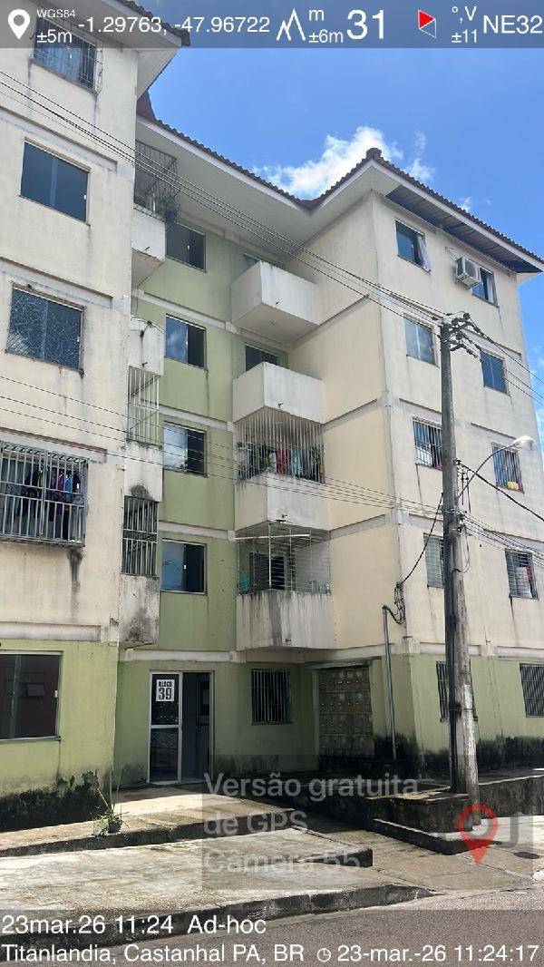 Vende-se em Castanhal-PA  apto, 100.85 de área total, 44.84 de área privativa,  2_qto(s), a.serv, WC, 1_sala(s), cozinha, 1_vaga(s) de garagem.