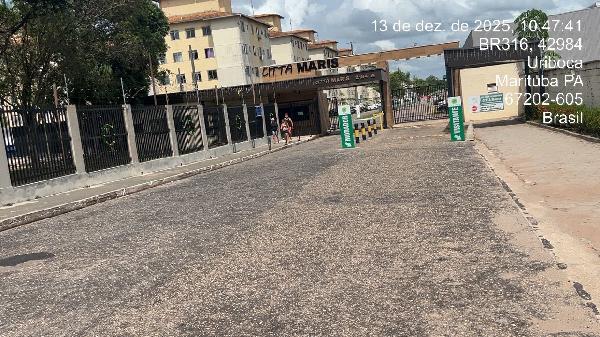Vende-se em Marituba-PA  apto, 85.43 de área total, 43.37 de área privativa,  2_qto(s), a.serv, WC, 1_sala(s), cozinha, 1_vaga(s) de garagem.