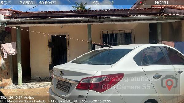 Vende-se em Mocajuba-PA  Casa, 69.90 de área total, 69.90 de área privativa, 161.00 de área do terreno,  2_qto(s), a.serv, WC, 1_sala(s), cozinha.