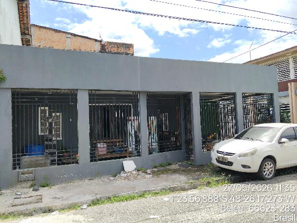 Vende-se em Belem-PA  Casa, 130.00 de área total, 122.00 de área privativa, 150.00 de área do terreno,  3_qto(s), a.serv, WC, 1_sala(s), cozinha.