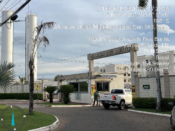 Vende-se em Varzea Grande-MT  apto, 59.53 de área total, 39.96 de área privativa,  2_qto(s), WC, 1_sala(s), cozinha, 1_vaga(s) de garagem.